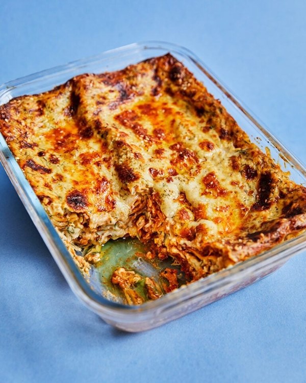 Crab lasagne