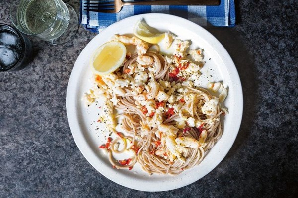 Crab, lemon & chilli spaghetti