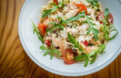 Crab linguine (Linguine al granchio)