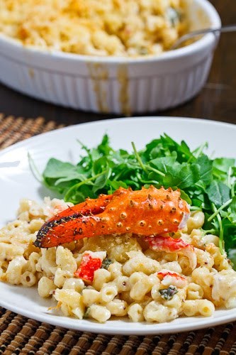 Crab mac and cheese