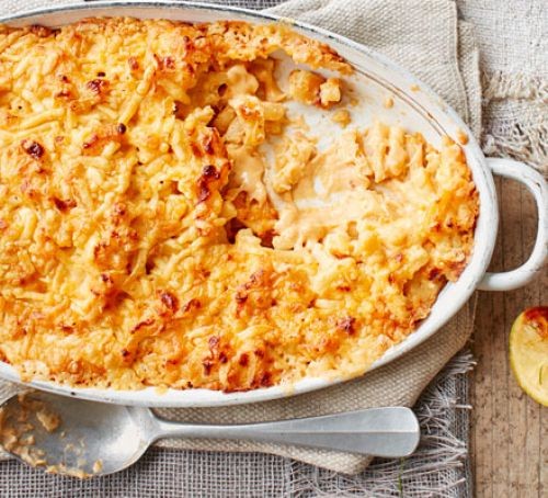 Crab mac 'n' cheese bake