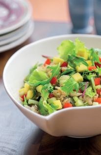 Crab mango salad