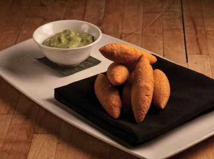Crab masa turnovers