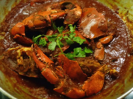 Crab masala fry