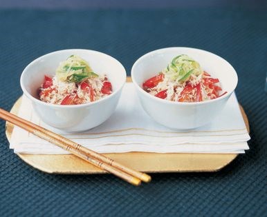 Crab meat in vinegar (Tsumami)