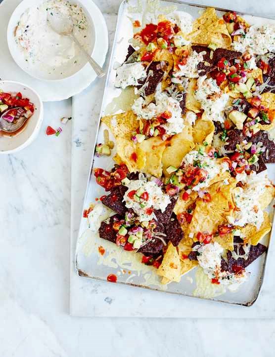 Crab nachos