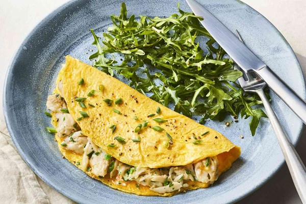 Crab omelet