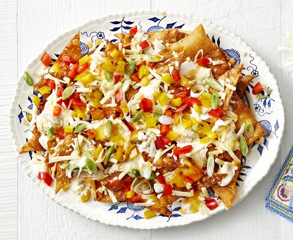 Crab Rangoon nachos