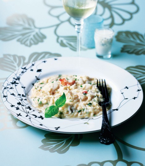 Crab risotto