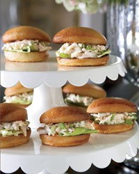 Crab rolls with lemon aioli