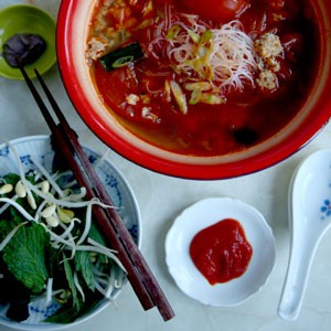Crab soup (Bún tiêu cua)