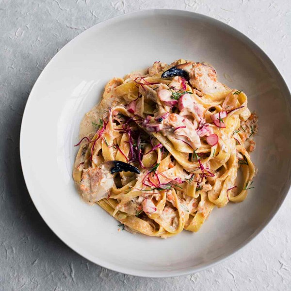 Crab tagliatelle