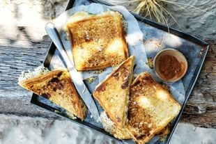 Crab Thermidor toasties
