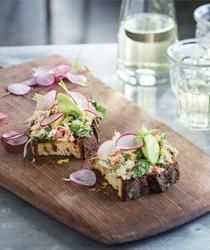 Crab toast