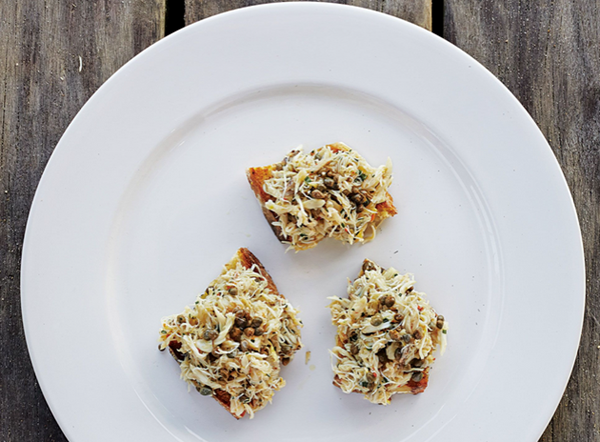 Crab toast