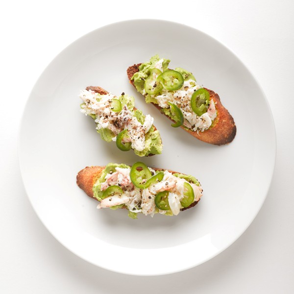 Crab toast