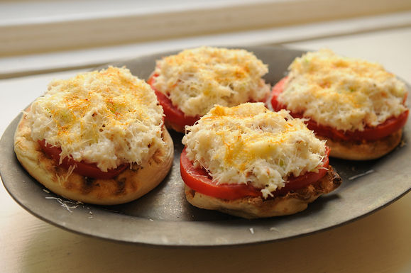 Crab "toasties"