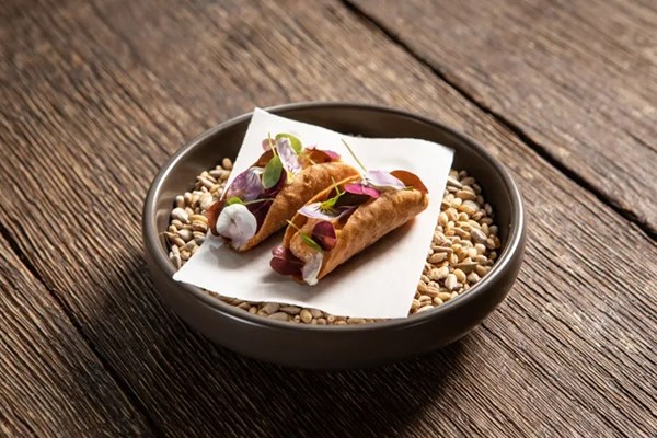 Crab XO taco