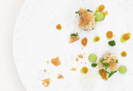Crab/avocado/sea vegetables