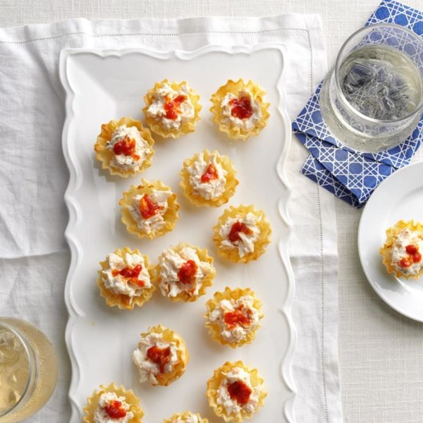Crabbie phyllo cups