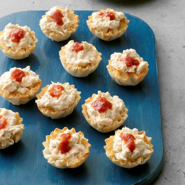 Crabbie phyllo cups