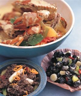 Crabs in coconut milk