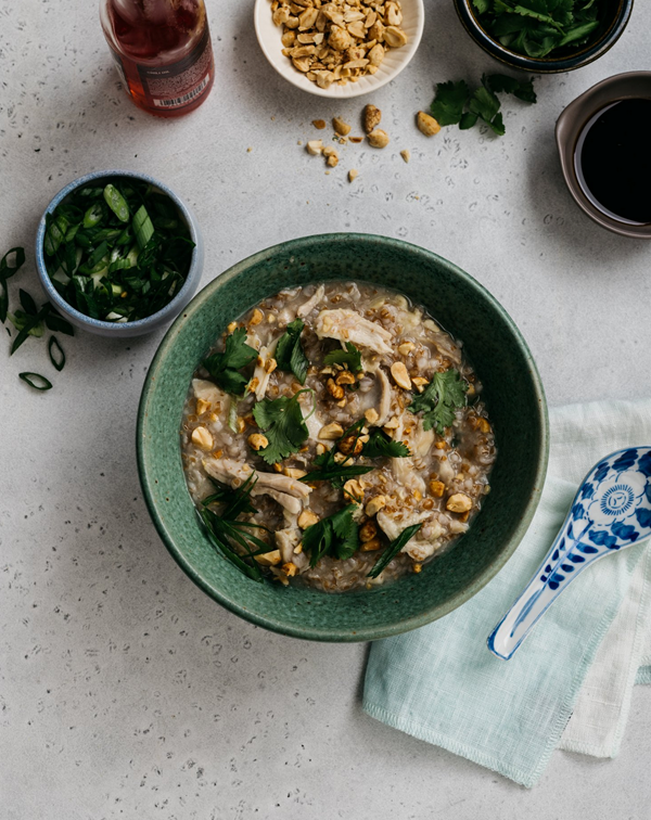 Cracked wheat congee