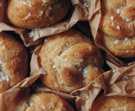Cracked-wheat topknots
