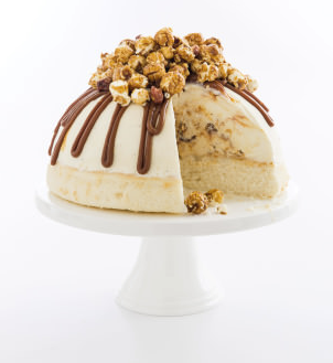 Cracker Jack ice cream cake