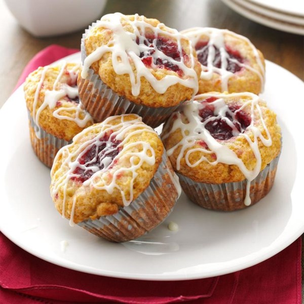 Cran-apple muffins