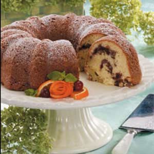 Cran-orange coconut cake 