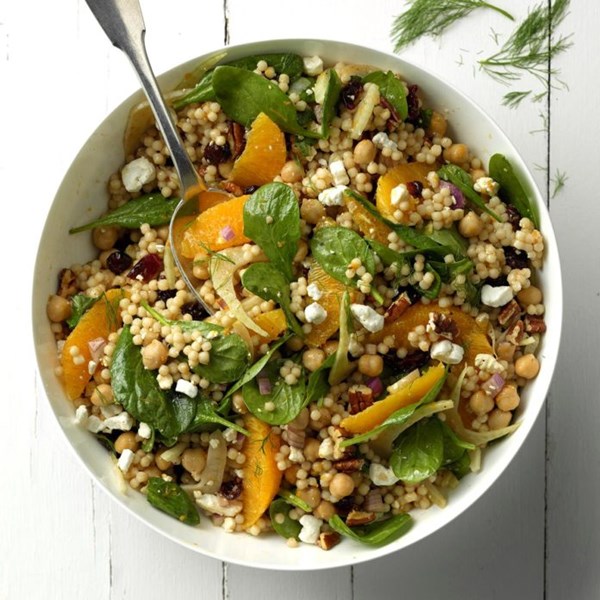 Cran-orange couscous salad