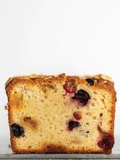 Cranberry, almond & yoghurt loaf