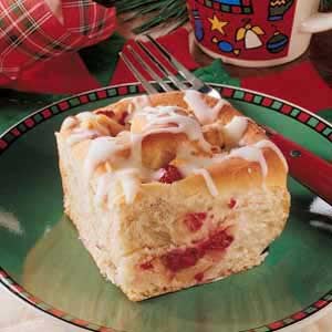 Cranberry almond sweet rolls