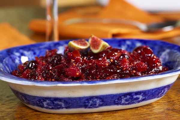 Cranberry and fig sauce