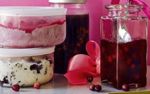 Cranberry and marmalade sauce