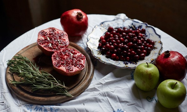 Cranberry and pomegranate butter