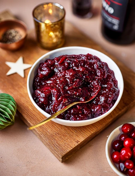 Cranberry and port sauce