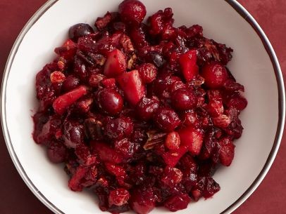 Cranberry-apple chutney