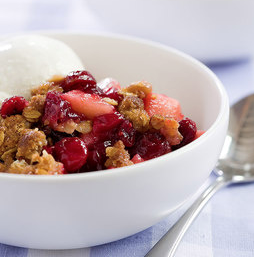 Cranberry-apple crisp
