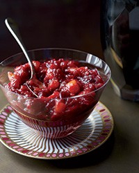 Cranberry-apricot chutney