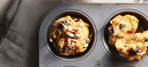 Cranberry-apricot orange muffins 