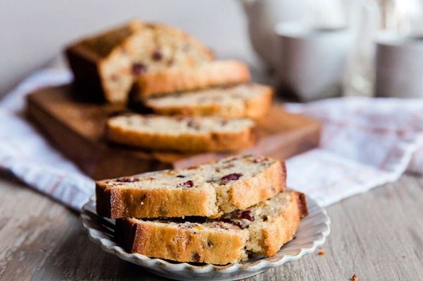 Cranberry apricot quick bread