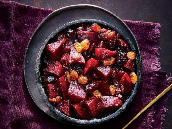 Cranberry-beet chutney
