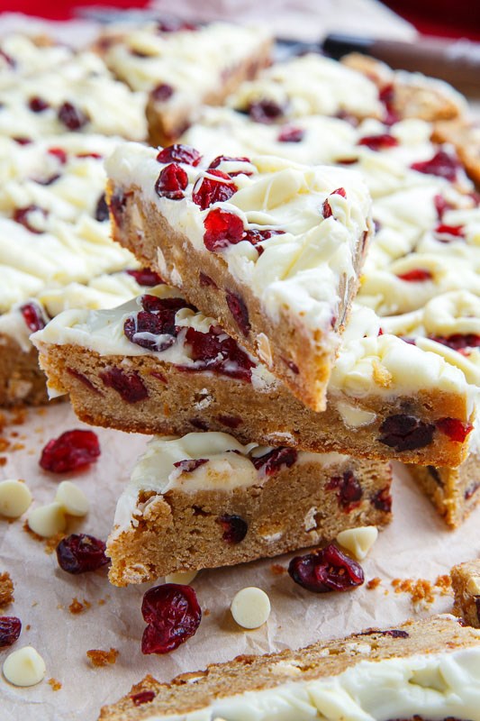 Cranberry bliss bars