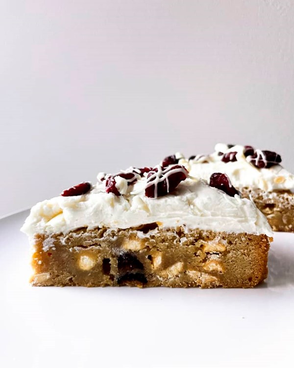 Cranberry bliss bars
