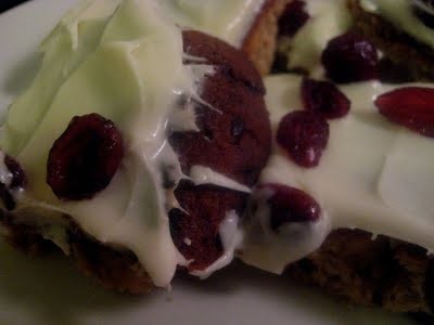 Cranberry bliss bars