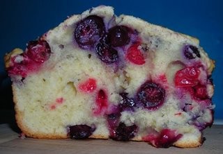 Cranberry-blueberry bread