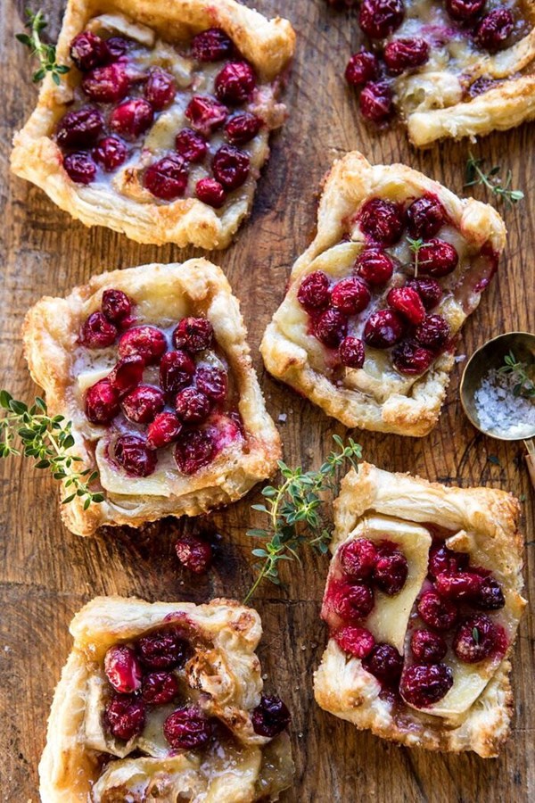 Cranberry Brie tarts