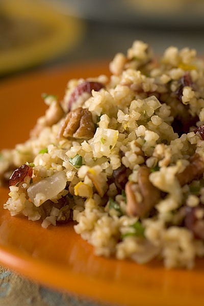 Cranberry bulghur pilaf